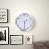 Image de Horloge Murale    Quartz Hygrom ¨tre Et Thermom ¨tre 30 Cm Blanc Vidaxl