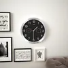 Image de vidaXL Horloge Murale à Quartz Hygromètre Thermomètre Noir Pendule de Cuisine 50624