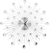 Image de vidaXL Horloge Murale Mouvement Quartz Design Moderne Montre Pendule de Salon 50642