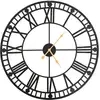 Image de Horloge Murale Vintage Avec Mouvement À Quartz Métal 60 Cm Xxl Vidaxl