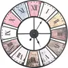 Image de Horloge Murale Vintage Avec Mouvement À Quartz 60 Cm Xxl Vidaxl