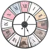 Image de vidaXL Horloge Murale Vintage Mouvement à Quartz XXL Cuisine Montre de Salon 50647