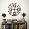 Image de Vidaxl horloge murale vintage avec mouvement à quartz 60 cm xxl 50647