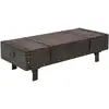 Image de Table Basse Contreplaqué Style Vintage 120x55x35 Cm Vidaxl