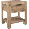Image de Table De Chevet Avec Tiroir 40x30x48 Cm Bois D'acacia Solide Vidaxl