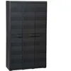 Image de Armoire De Rangement De Jardin Avec 4 Étagères Noir Vidaxl