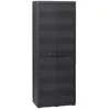 Image de Armoire De Rangement De Jardin Avec 3 Étagères Noir Vidaxl