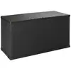 Image de Boîte De Stockage De Jardin Anthracite 120x56x63 Cm Pp Rotin Vidaxl