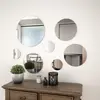 Image de Ensemble De Miroir Mural 7 Pcs Verre Rond Vidaxl