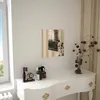 Image de vidaXL Miroir Mural Carré Verre Décoration Mur Maison Salle de Séjour Salon 245697