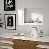 Image de vidaXL Miroir Mural Rectangulaire Verre Décoration Mur Maison Salle de Séjour 245699
