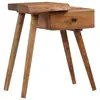 Image de Table De Chevet Bois D'acacia Massif 45 X 32 X 55 Cm Vidaxl