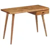 Image de vidaXL Table à écrire Bois dacacia massif 110 x 50 x 76 cm