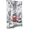 Image de Vidaxl cloison de séparation 120 x 170 cm bus londonien noir et blanc