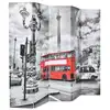 Image de Vidaxl cloison de séparation 200 x 170 cm bus londonien noir et blanc