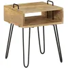 Image de Table De Chevet Bois De Manguier Massif 40x34x47 Cm Vidaxl