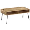 Image de vidaXL Table basse Bois de manguier massif 100x60x45 cm 246020