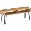 Image de Meuble Tv Bois De Manguier Massif 110 X 35 X 45 Cm Vidaxl