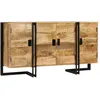 Image de Buffet Bois De Manguier Massif 150x40x80 Cm Vidaxl