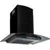 Image de Hotte Murale Acier Inoxydable 756 M³/h 60 Cm Noir Vidaxl