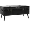 Image de Table Basse Mdf Et Acier 102x51x48 Cm Vidaxl
