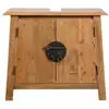 Image de Vidaxl meuble-lavabo de salle de bains pin massif 70x32x63 cm 246035