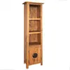 Image de Meuble De Salle De Bain Autoportant Bois Pin Massif 48x32x170cm Vidaxl