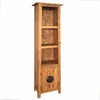 Image de Armoire de salle de bain - vidaXL - 246036 - Bois pin massif - 48x32x170cm - Style rétro