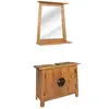 Image de Mobilier De Salle De Bain Bois De Pin Massif Vidaxl