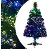 Image de Arbre de Noël artificiel - VIDAXL - 64 cm - Fibre optique - Vert - Intérieur