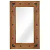 Image de Miroir Bois D'acacia Massif 50 X 80 Cm Vidaxl