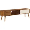 Image de Meuble Tv 140x30x40 Cm Bois Massif Vidaxl