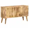 Image de Vidaxl buffet bois de manguier massif 110x30x60 cm 246145