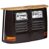 Image de vidaXL Buffet en forme de camion Bois de manguier massif Gris foncé 246244