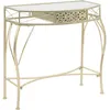 Image de Table D'appoint Style Français Métal 82 X 39 X 76 Cm Doré Vidaxl