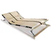 Image de vidaXL Sommier à lattes sans matelas avec 28 lattes 7 zones 90x200 cm 246457