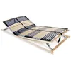 Image de Sommier À Lattes Sans Matelas Avec 42 Lattes 7 Zones 100x200 Cm Vidaxl