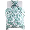Image de Parure De Lit Housse De Couette Feuilles Vert 140x200/60x70 Cm Vidaxl