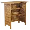 Image de Vidaxl table de bar bois d'acacia massif 110 x 50 x 105 cm 44007