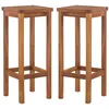 Image de Tabourets De Bar Lot De 2 Bois D'acacia Massif Vidaxl