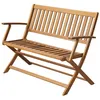 Image de vidaXL Banc de jardin 120 cm Bois dacacia solide