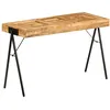 Image de Table À Écrire Bois De Manguier Massif 118 X 50 X 75 Cm Vidaxl