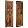Image de vidaXL Portemanteau Penderie Garde-Robe Portant Vêtement Bois Massif Sesham 246351