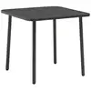 Image de Vidaxl ensemble à manger d'extérieur 5 pcs acier gris foncé