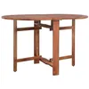 Image de vidaXL Table de jardin 120 x 70 x 74 cm Bois dacacia massif