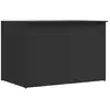 Image de Boîte De Rangement De Jardin Noir 150x100x100 Cm Résine Tressée Vidaxl