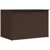 Image de Boîte De Stockage De Jardin Marron 150x100x100cm Résine Tressée Vidaxl