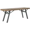 Image de Banc De Jardin 120 Cm Bois D'acacia Solide Vidaxl