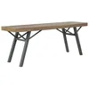 Image de vidaXL Banc de jardin 120 cm Bois dacacia solide