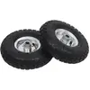 Image de Roue De Diable 2 Pcs Caoutchouc 4.10/3.50-4 (260 X 83 Mm) Vidaxl